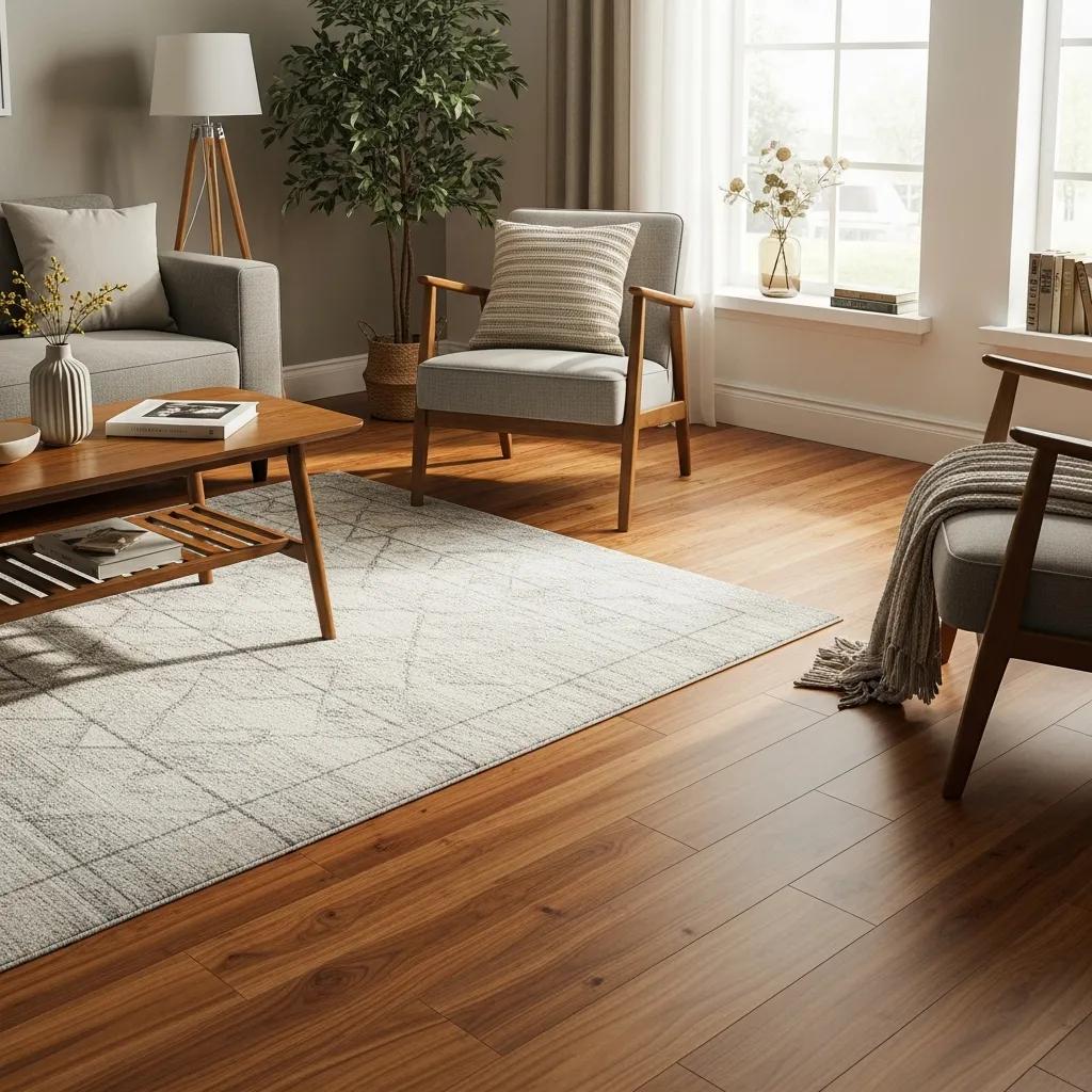 HVAC Blog 1 Cozy living room with radiant floor heating showcasing warm wooden floors and inviting atmosphere